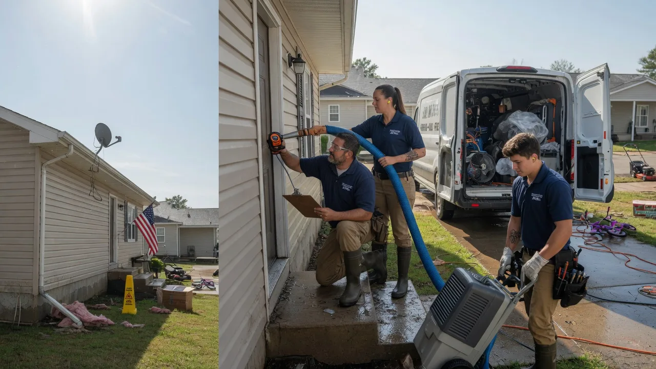 Ceiling Water Damage Restoration in Biscoe, AR near me